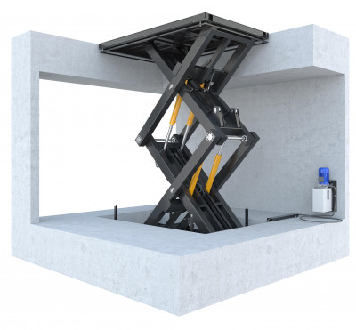 Стационарный гидравлический подъемник 3000 кг Фото в Новосибирске