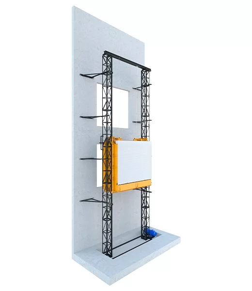 Двухмачтовый подъемник 500 кг, 21 м Фото в Новосибирске